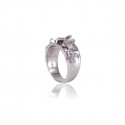 BUTTERFLY RING WITH WHITE ZIRCONIA