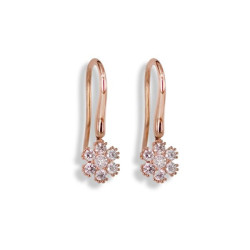 ROSE GOLD AND DIAMOND EARRINGS
