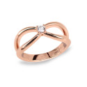 ROSE GOLD SOLITARY RING