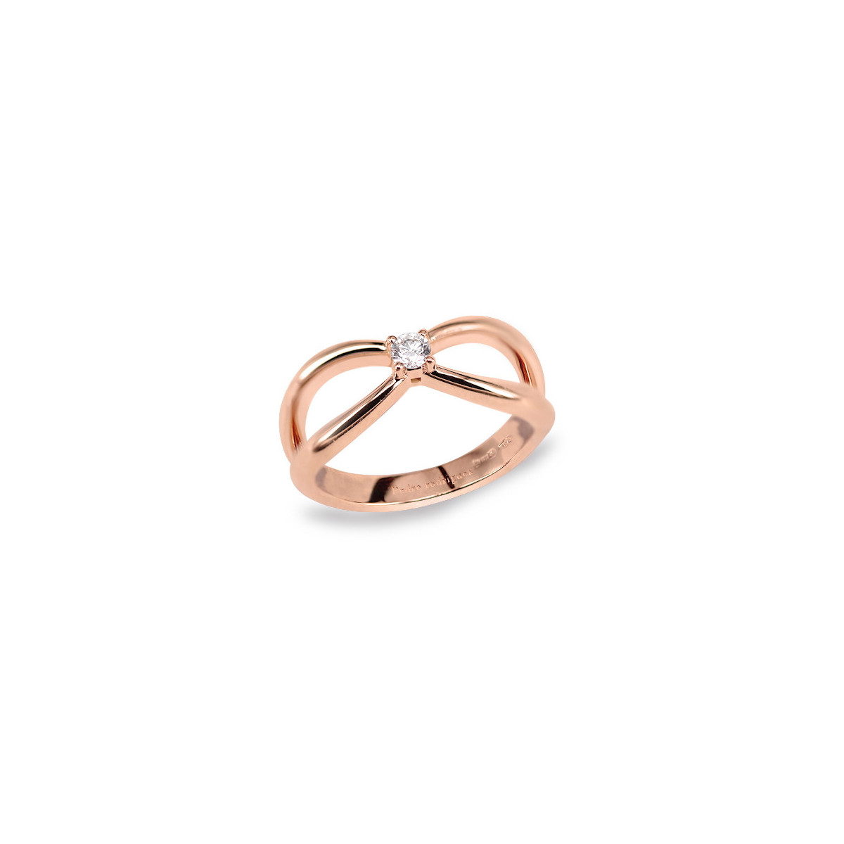 ROSE GOLD SOLITARY RING