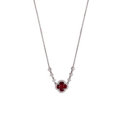 DIAMOND AND RUBY NECKLACE