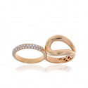 DOUBLE GOLD AND DIAMOND RING