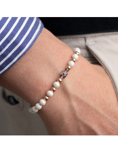 Pulsera de Hilo Macramé un Toque de Elegancia Celestial 2