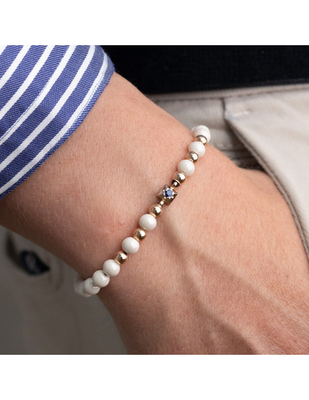 Pulsera de Hilo Macramé un Toque de Elegancia Celestial