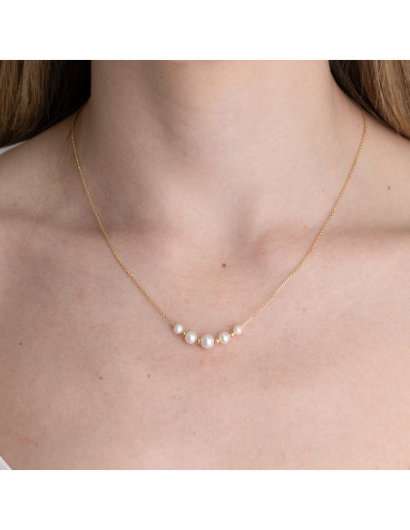 Pearls and gold, a touch of sophistication to your style.