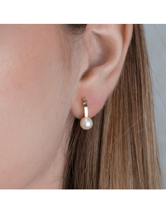 Pendientes Perla Radiante: Elegancia atemporal en cada brillo 2