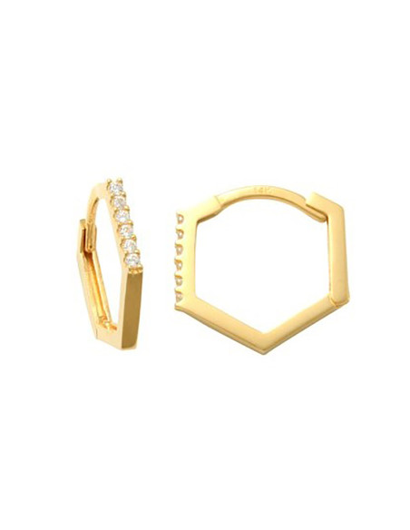 Hexagonal Earrings: A Touch of Radiant Geometry