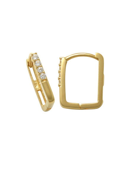 Rectangular Earrings: Geometrical sophistication in every sparkle