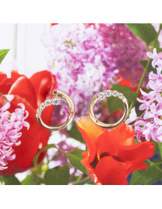 Shiny Creole Earrings: Timeless elegance at every turn