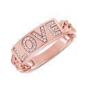 LOVE RING WITH DIAMONDS