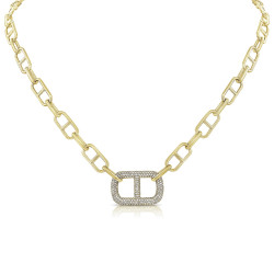 CHAIN NECKLACE WITH BARS
