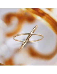 Yellow gold ring: Modern elegance for your urban style.