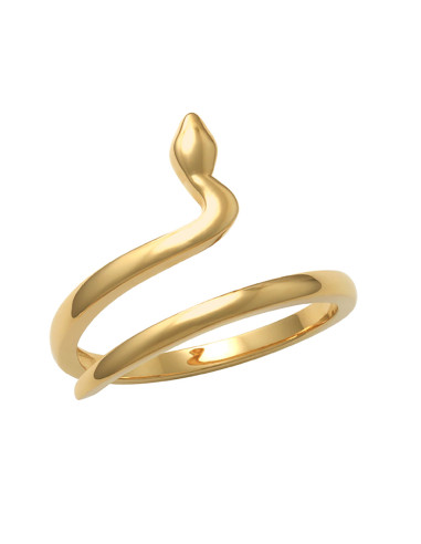 Anillo Serpiente Oro Amarillo: Elegancia y Poder para tu Estilo