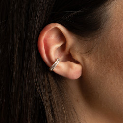 ROSE GOLD EAR CUFF WITH DIAMONDS