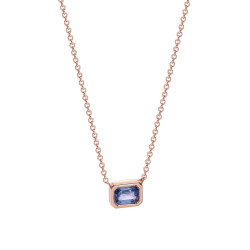NECKLACE WITH SAPPHIRE