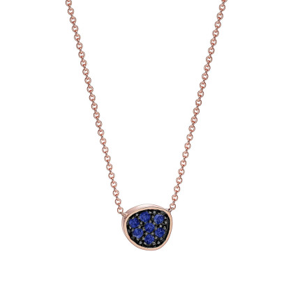 NECKLACE WITH SAPPHIRES