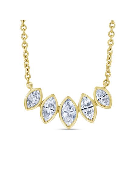 Marquesas Diamond Necklace: Radiant Elegance in every Sparkle
