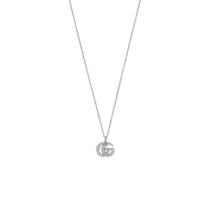 GG RUNNING NECKLACE IN WHITE GOLD YBB50155800100