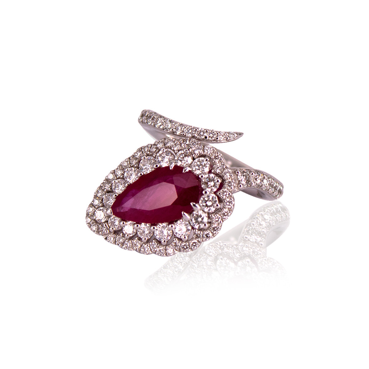 RING OF DIAMONDS AND RUBY