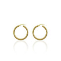 YELLOW GOLD RINGS 25 MM