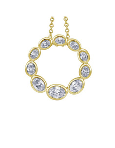 DIAMOND RING NECKLACE: IMMORTAL ELEGANCE IN YELLOW GOLD 2