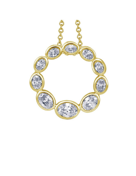 DIAMOND RING NECKLACE: IMMORTAL ELEGANCE IN YELLOW GOLD