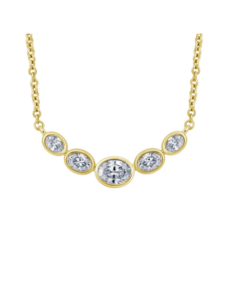 DIAMOND NECKLACE: AN EMBRACE OF LIGHT IN GOLD