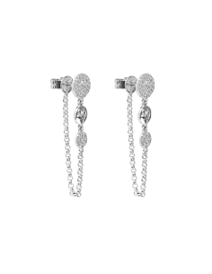 Pendientes Diamante Oro Blanco | Elegancia Pura | PR Joyeros 2