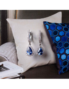 Sapphire and Diamond Earrings: Eternal Elegance for a Unique Love
