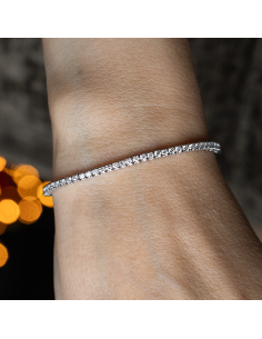 Bracelet riviere White Gold Diamonds | Pure Luxury | PR Jewelers