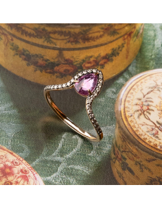Rose Gold Ring with Pink Sapphire: Elegance and Love in Every Detail