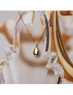 Collar "Vittoria" Gota de Oro - Inspirado en la Naturaleza