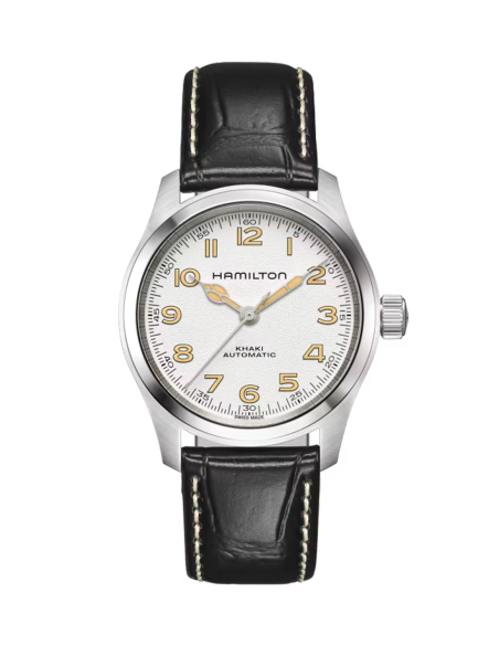 Khaki Field Murph: Hamilton Watch with Cinematic Elegance