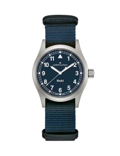 Hamilton Khaki Field Azul | Reloj Militar de Cuarzo | PR Joyeros