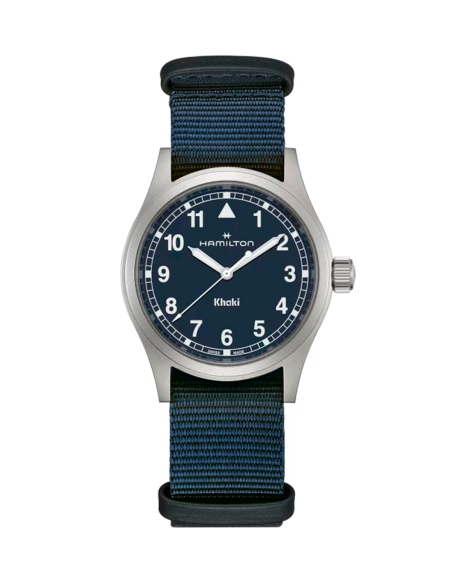 Hamilton Khaki Field Azul | Reloj Militar de Cuarzo | PR Joyeros