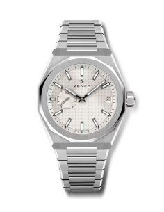 Reloj Zenith Defy Skyline Octogonal Esfera Rayos Plata