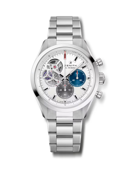 Zenith Chronomaster Open Steel Watch - Unisex Watch