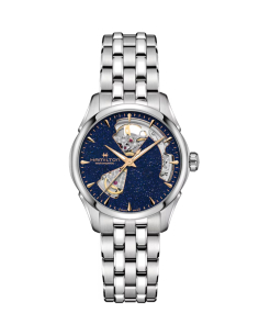 Hamilton Jazzmaster Open Heart Blue: | PR Joyeros