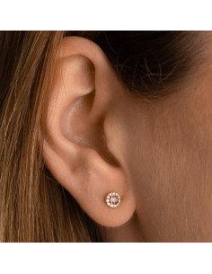 Ruby and diamond earrings: Fire and elegance for your style 2