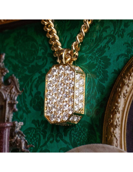 Collar Oro y Diamantes Brillo Celestial | Joyería de Lujo PR