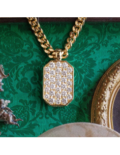 Collar Oro y Diamantes Brillo Celestial | Joyería de Lujo PR 2