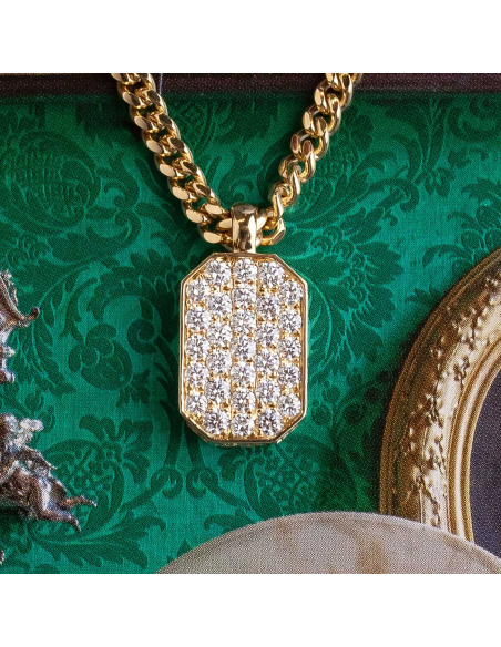 Gold and Diamonds Celestial Glitter Necklace | Luxury Jewellery PR