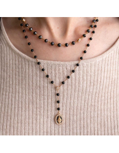 Collar Oro Rosa Diamantes Bicolor | Joyería Exclusiva PR 2