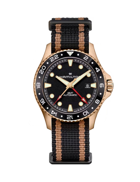Hamilton Khaki Navy Automatic GMT Bronce | PR Joyeros