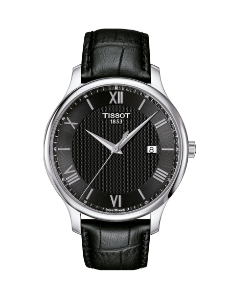 Tissot Tradition Black Quartz Vintage 42mm | PR Jewelers