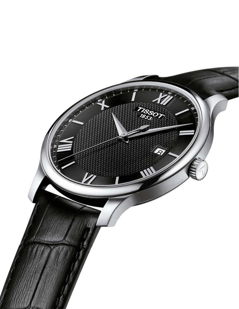 Tissot Tradition Cuarzo Negro Vintage 42mm | PR Joyeros