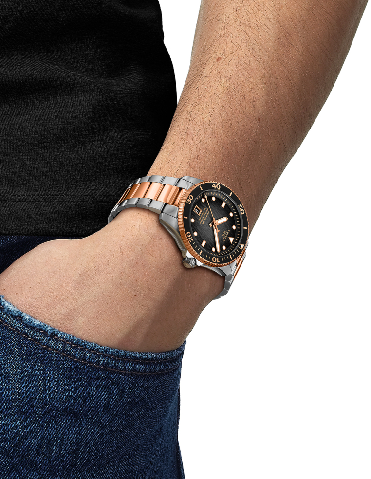 Tissot Acero y Oro Rosa: Elegancia Submarina | PR Joyeros