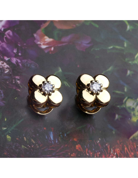Elegantes Pendientes de Botón AADHILA - Regalo Ideal - PR Joyeros