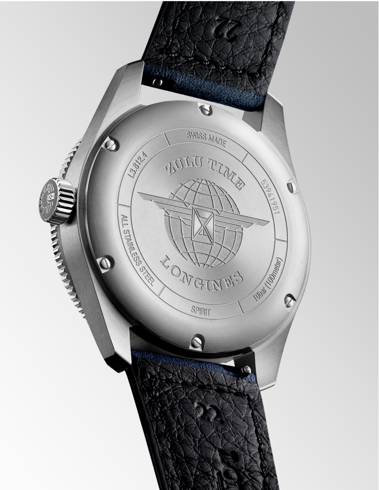 Longines Spirit Zulu Time Blue Watch: Adventure & GMT Elegance