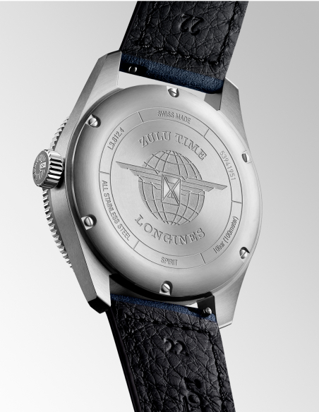 Reloj Longines Spirit Zulu Time Azul: Aventura y Elegancia GMT
